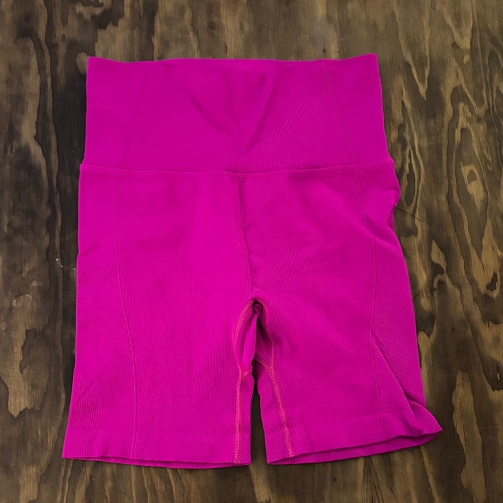 All in Motion Women's Fuchsia High-Waisted Shorts